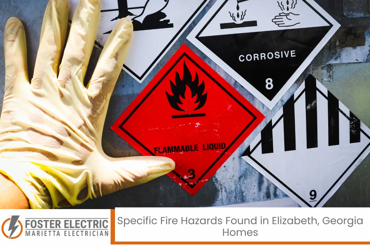 Specific Fire Hazards Found in Elizabeth, Georgia Homes