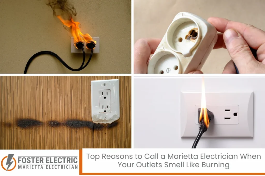 Top Reasons to Call a Marietta Electrician When Your Outlets Smell Like Burning