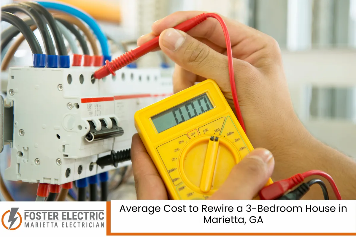 Average Cost to Rewire a 3-Bedroom House in Marietta, GA