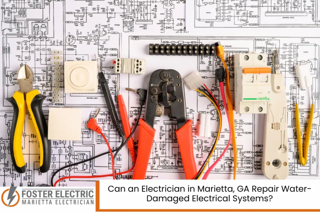 Can an Electrician in Marietta, GA Repair Water-Damaged Electrical Systems?
